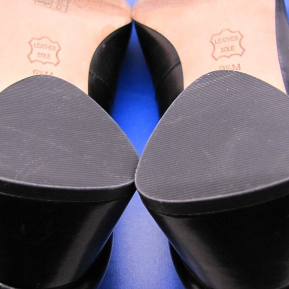 Tory Burch Elizabeth Round Toe Black 1.75" Block Heel with Ankle Details 9.5M - Picture 13 of 16